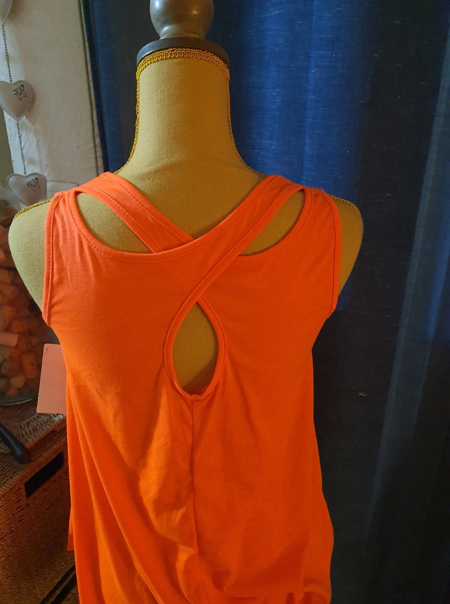 Blusa cruzada en la espalda – photo 2